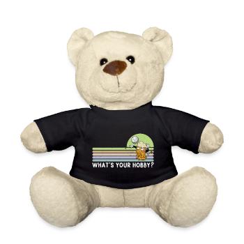 Volleyball Beer Beer Drinker Volleyball Coach - Teddy Bear - black - Front