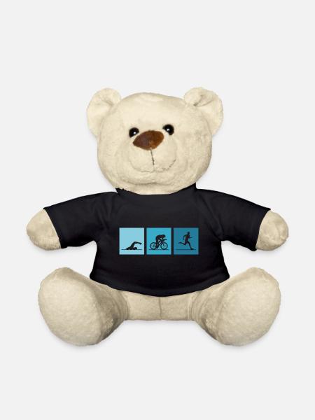 Triathlon - Teddy Bear - black
