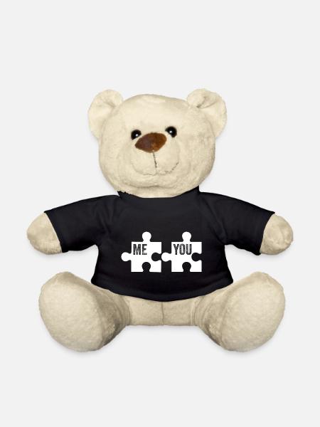 ICH DU | PUZZLE | PAAR - Teddy - Schwarz