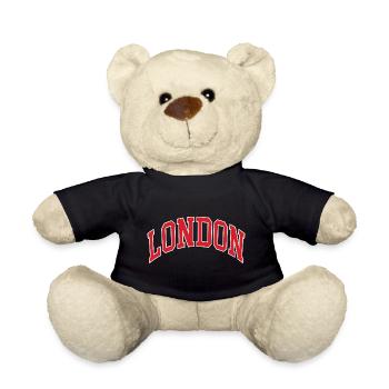London - Teddy Bear - black - Front