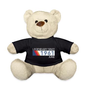 Retro SiFi Legendary depuis juin 1961 - Anniversaire - Nounours - noir - Devant