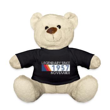 Retro SiFi Legendary since November 1957 - Geburts - Teddy - Schwarz - Vorne