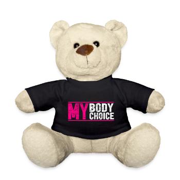 My Body My Decision - Teddy Bear - black - Front