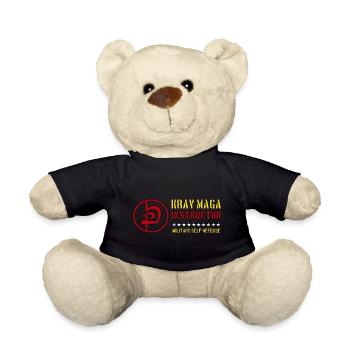 Krav Maga Instruktor Kampfkunst Verteidigung - Teddy - Schwarz - Vorne