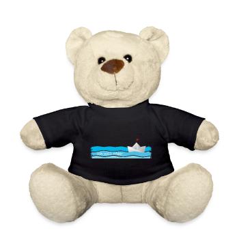 Ich will Meer - Teddy - Schwarz - Vorne