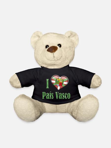 Basque Country | I love País Vasco 2 - Teddy Bear - black