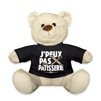 Je Peux Pas J'ai Pâtisserie - Nounours - noir - Devant