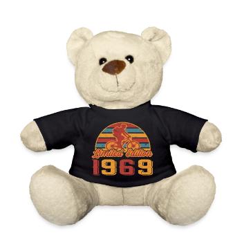 Bicycle Cyclist Bike Birthday Year of construction 1969 - Teddy Bear - black - Front
