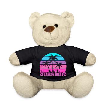 Sunshine Retro - Teddy Bear - black - Front