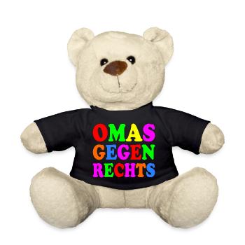 Omas gegen rechts - Teddy - Schwarz - Vorne
