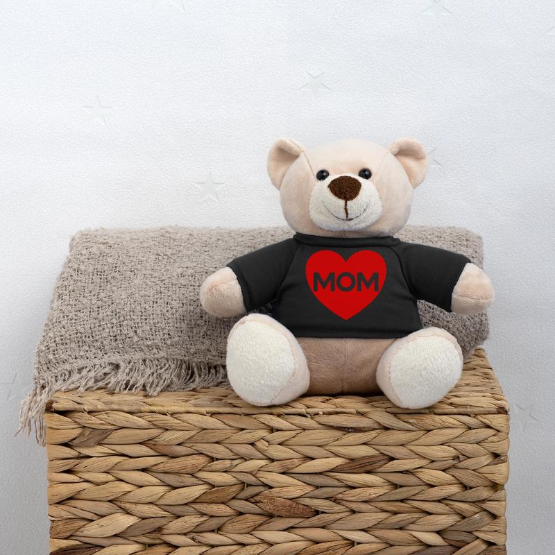 Cœur rouge maman transparent Nounours
