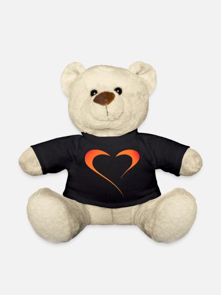 Play of colors of love - Teddy Bear - black