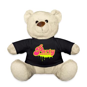 PARTY MONSTER - Nounours - noir - Devant