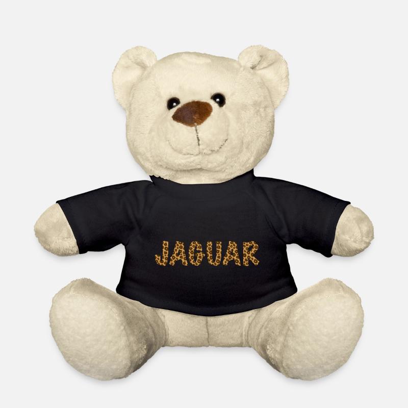 Jaguar Animal Print - Teddy - Schwarz