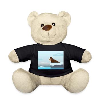 walrus - Teddy Bear - black - Front