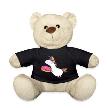 Unicorn Carnival Fool's Cap Carnival Donut - Nounours - noir - Devant