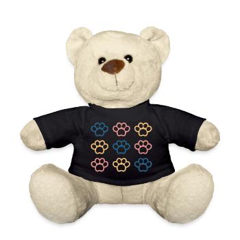 Dog paw - Teddy Bear - black - Front