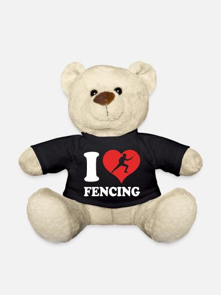 Fechten - Teddy - Schwarz