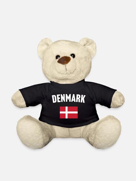 Dänemark Flagge - Teddy - Schwarz