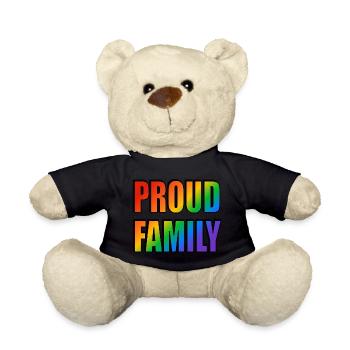 Famille fière - Nounours - noir - Devant