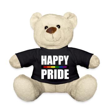 Happy pride - Nounours - noir - Devant