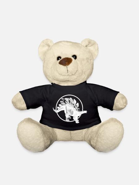 Stegosaurus - Teddy - Schwarz