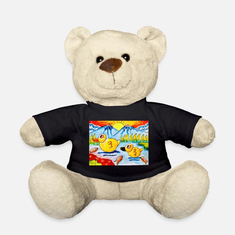 Happy Color Happy World - Teddy Bear - black
