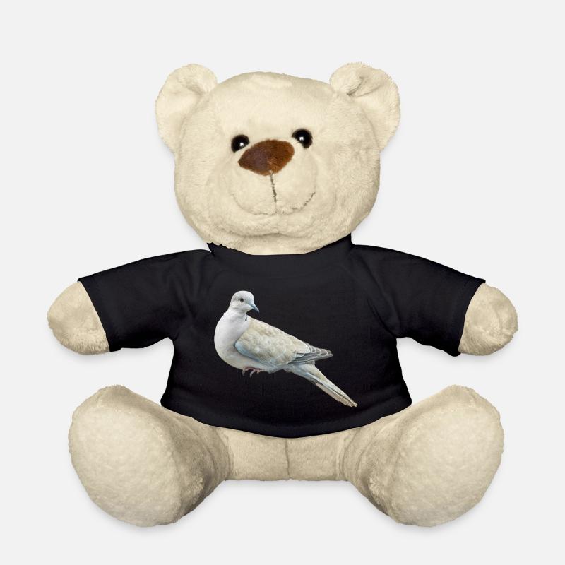 Taube Vogel Geschenk - Teddy - Schwarz