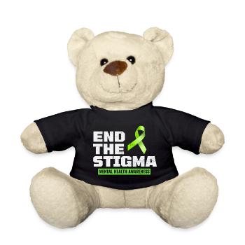 Mental Health Awareness - Teddy Bear - black - Front