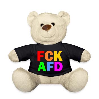Fck afd - Teddy - Schwarz - Vorne