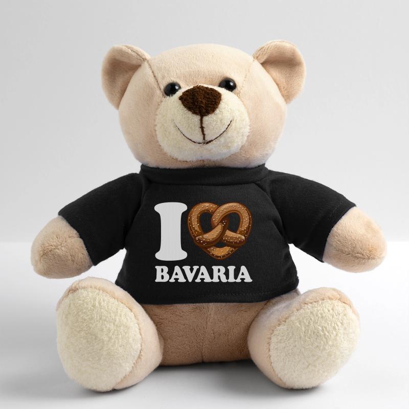J’aime le bretzel de Bavière - Coeur - Dire Nounours