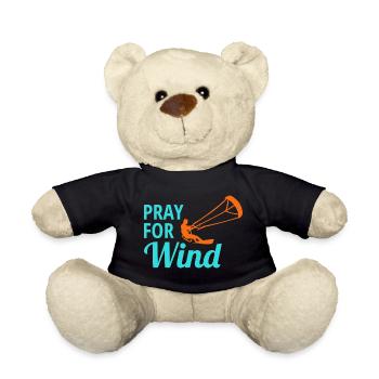 Kitesurfen Kiteboarding Kiteboarder Kitesurf - Teddy - Schwarz - Vorne