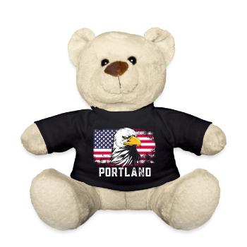 Portland - Teddy Bear - black - Front
