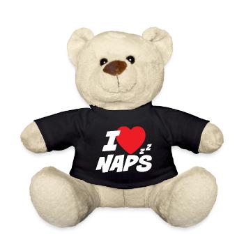 I Love Naps - Teddy Bear - black - Front