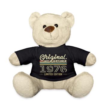 September 1976 Geburtstagsgeschenk September 1976 - Teddy - Schwarz - Vorne