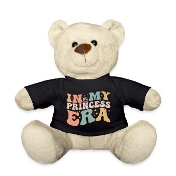 In My Princess Era | Princess Girls Kids Youth - Teddy Bear - black - Front