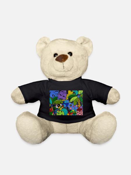 Monsieur Le Chat Mystique - Teddy Bear - black