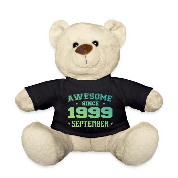 September 1999 Geburtstagsgeschenk September 1999 - Teddy - Schwarz - Vorne