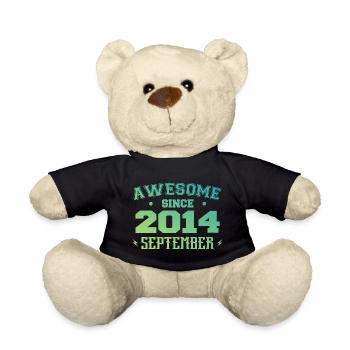 September 2014 Geburtstagsgeschenk September 2014 - Teddy - Schwarz - Vorne