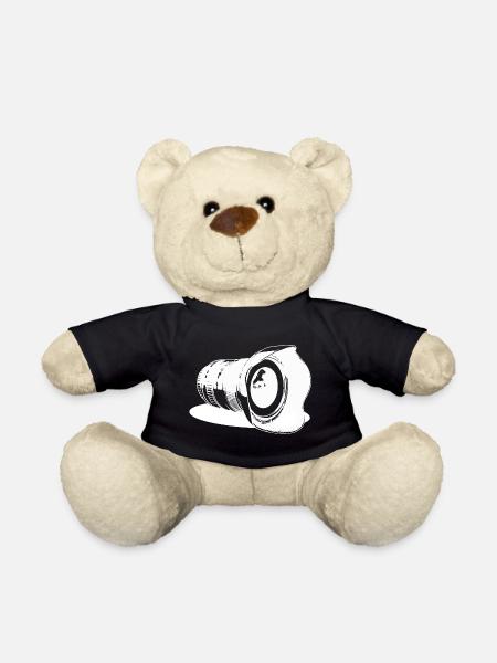 Objektiv Kamera - Teddy - Schwarz
