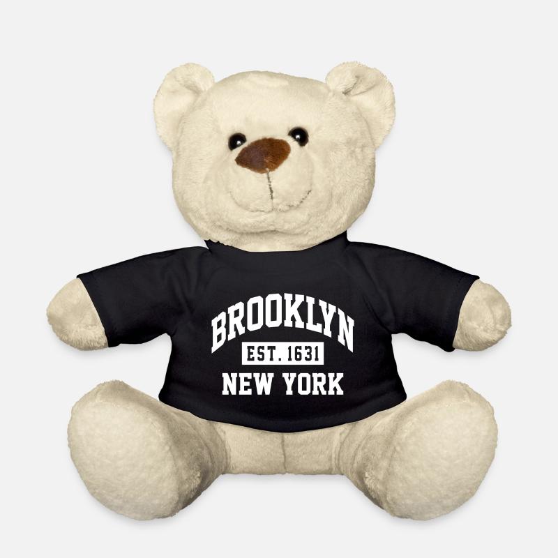 brooklyn Quote Graphic - Teddy Bear - black