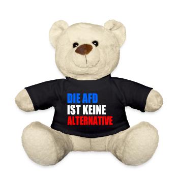 die afd ist keine alternative - Teddy - Schwarz - Vorne