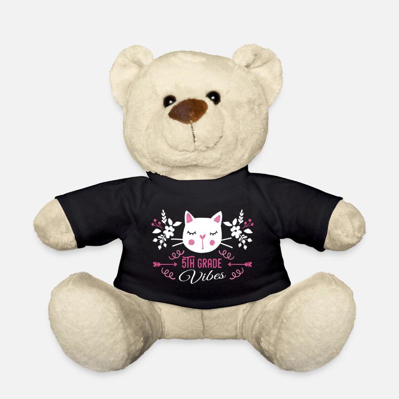 5. Klasse | Grade Vibes Zurück zur Schule Süße Katze - Teddy - Schwarz