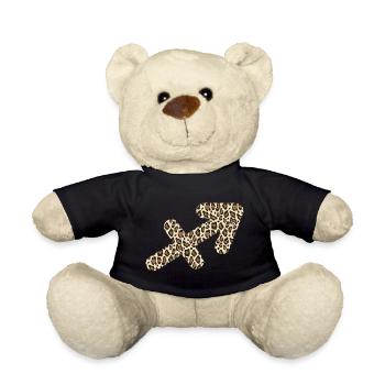 Zodiac sign Sagittarius - Teddy Bear - black - Front