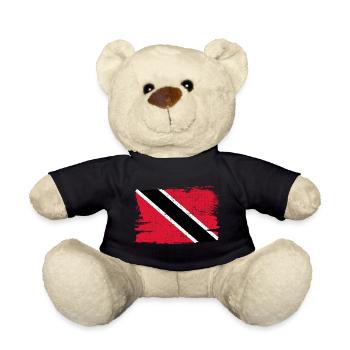 Trinité-et-Tobago Bandiera drapeau paix Vintage - Nounours - noir - Devant