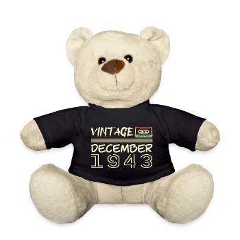 1943 December 1943 Jubilee December 1943 - Teddy Bear - black - Front