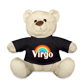 Signe du zodiaque Vierge - Nounours - noir - Devant