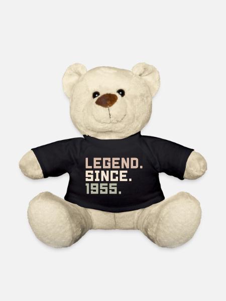Les légendes sont nées en 1955 Idées cadeaux en 1955 - Nounours - noir