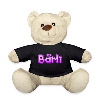 Text Bärli - Teddy - Schwarz - Vorne