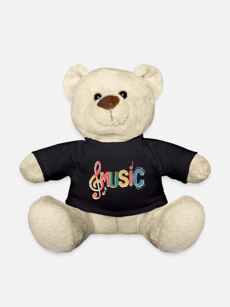 Music - Teddy Bear - black